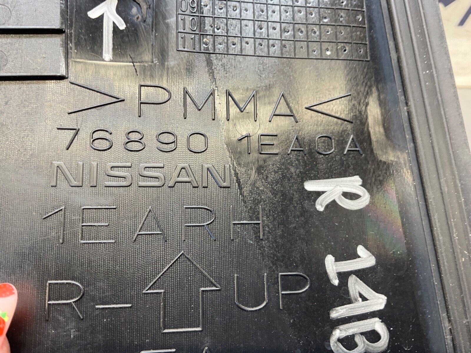 2014 Nissan Z34 370Z Passenger Right Exterior B Pillar Trim 76890 OEM 14BILEE - On Point Parts Inc