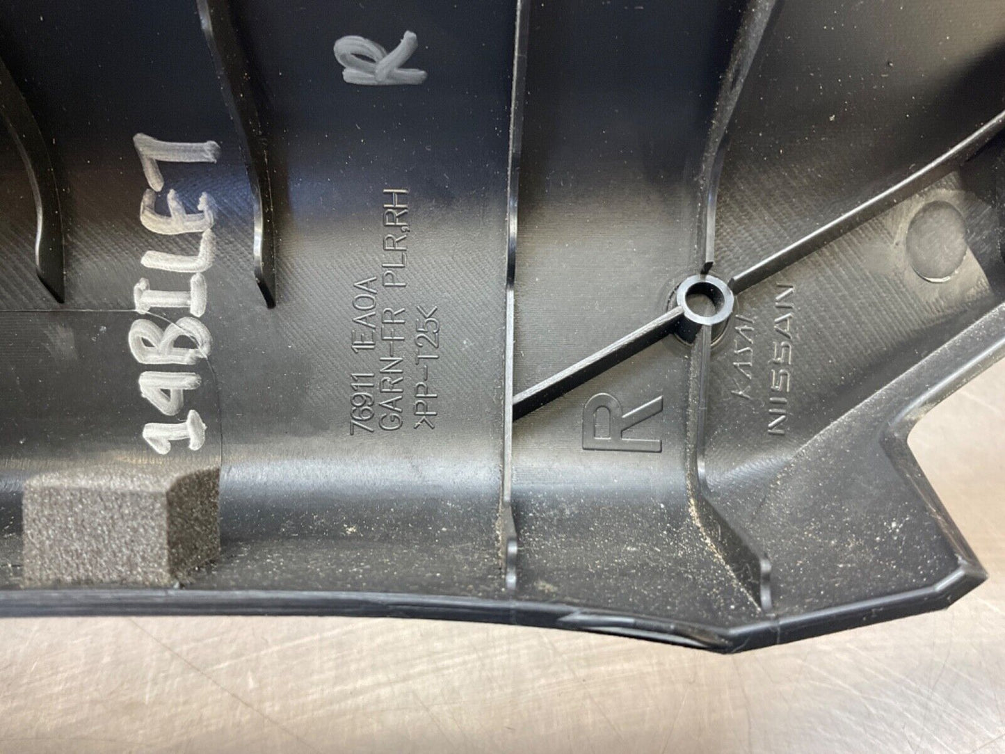 2014 Nissan Z34 370Z Passenger Right Interior A Pillar Trim 76911 OEM 14BILE7 - On Point Parts Inc