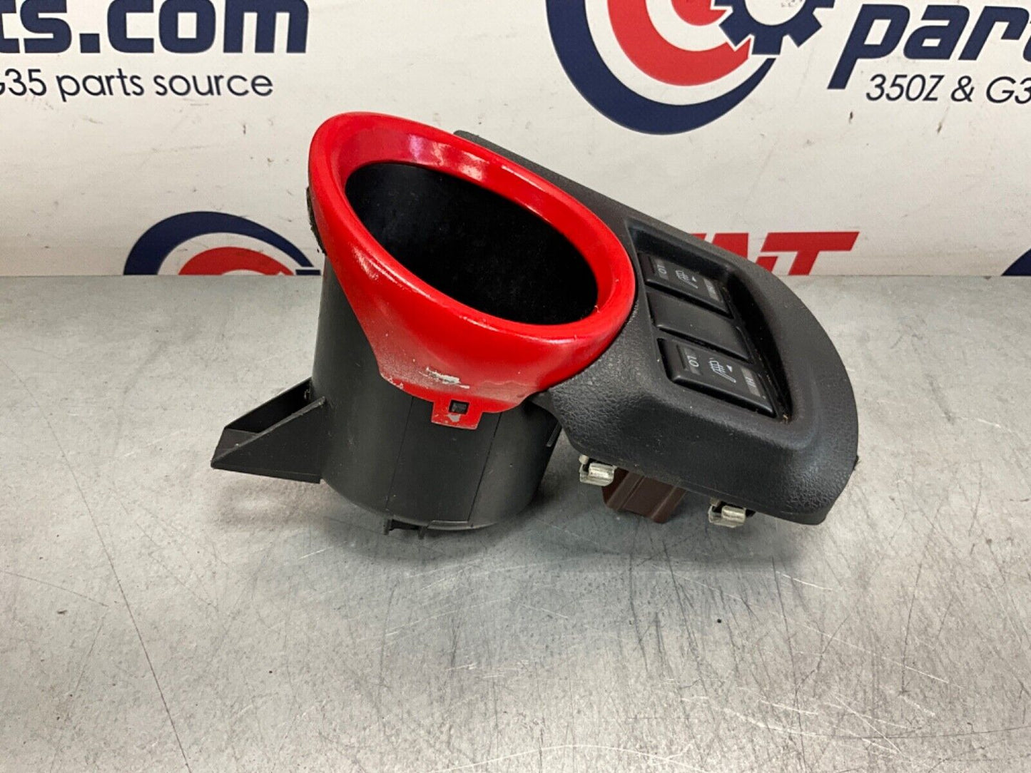 2014 Nissan Z34 370Z Center Console Cupholder Heated Seat Switch OEM 14BILEI - On Point Parts Inc