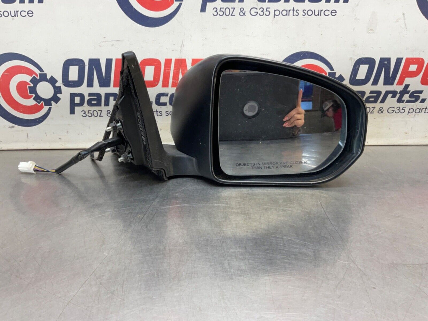 2014 Nissan Z34 370Z Passenger Right Heated Anti-Fog Side Mirror OEM 14BILEE - On Point Parts Inc
