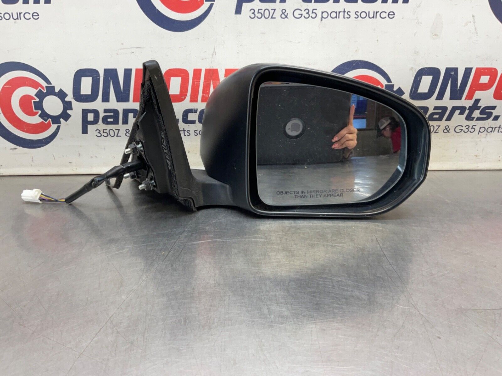 2014 Nissan Z34 370Z Passenger Right Heated Anti-Fog Side Mirror OEM 14BILEE - On Point Parts Inc