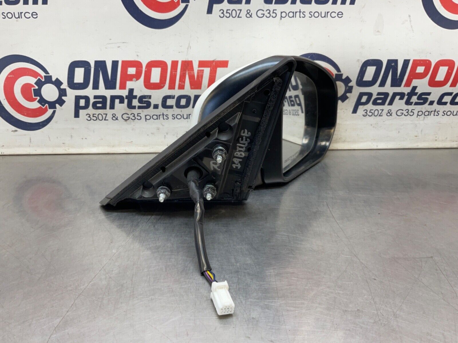 2014 Nissan Z34 370Z Passenger Right Heated Anti-Fog Side Mirror OEM 14BILEE - On Point Parts Inc