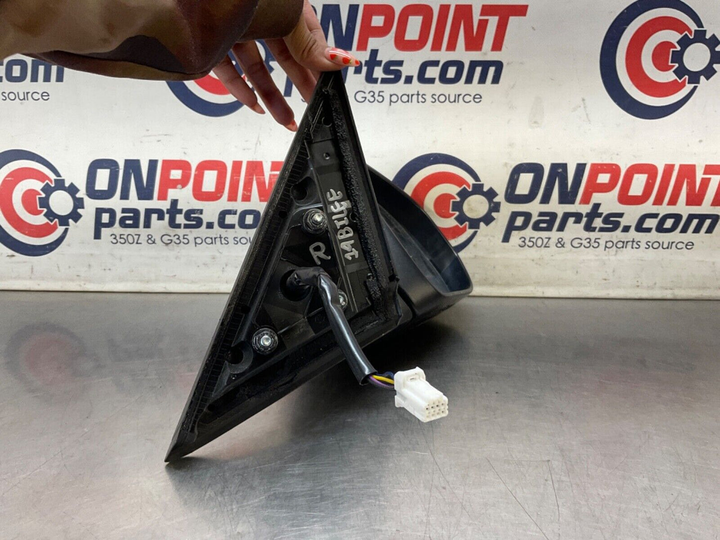 2014 Nissan Z34 370Z Passenger Right Heated Anti-Fog Side Mirror OEM 14BILEE - On Point Parts Inc