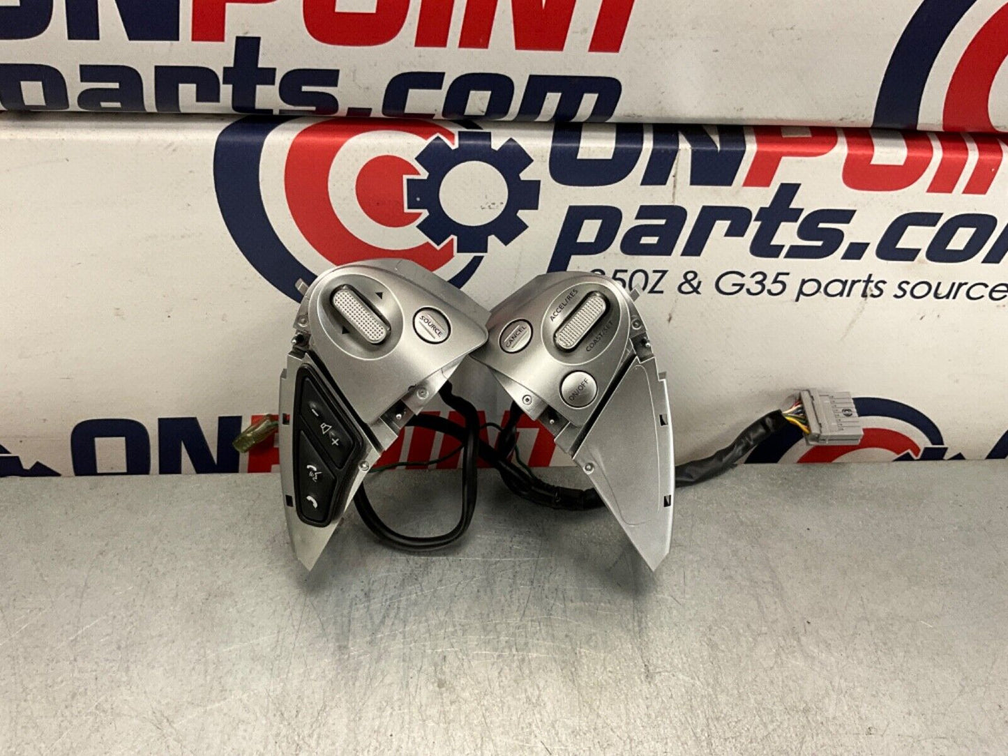 2014 Nissan Z34 370Z Steering Wheel Radio Cruise Control Switches OEM 14BILEA - On Point Parts Inc