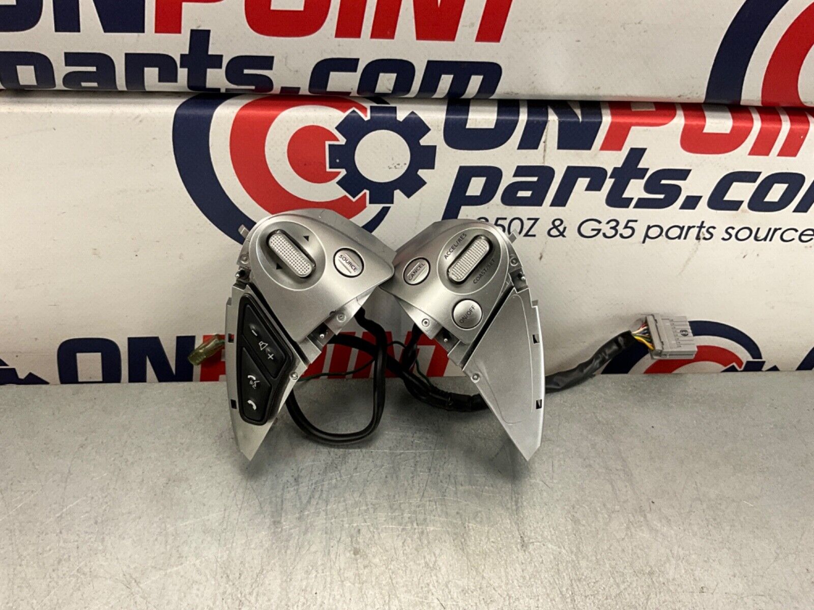 2014 Nissan Z34 370Z Steering Wheel Radio Cruise Control Switches OEM 14BILEA - On Point Parts Inc