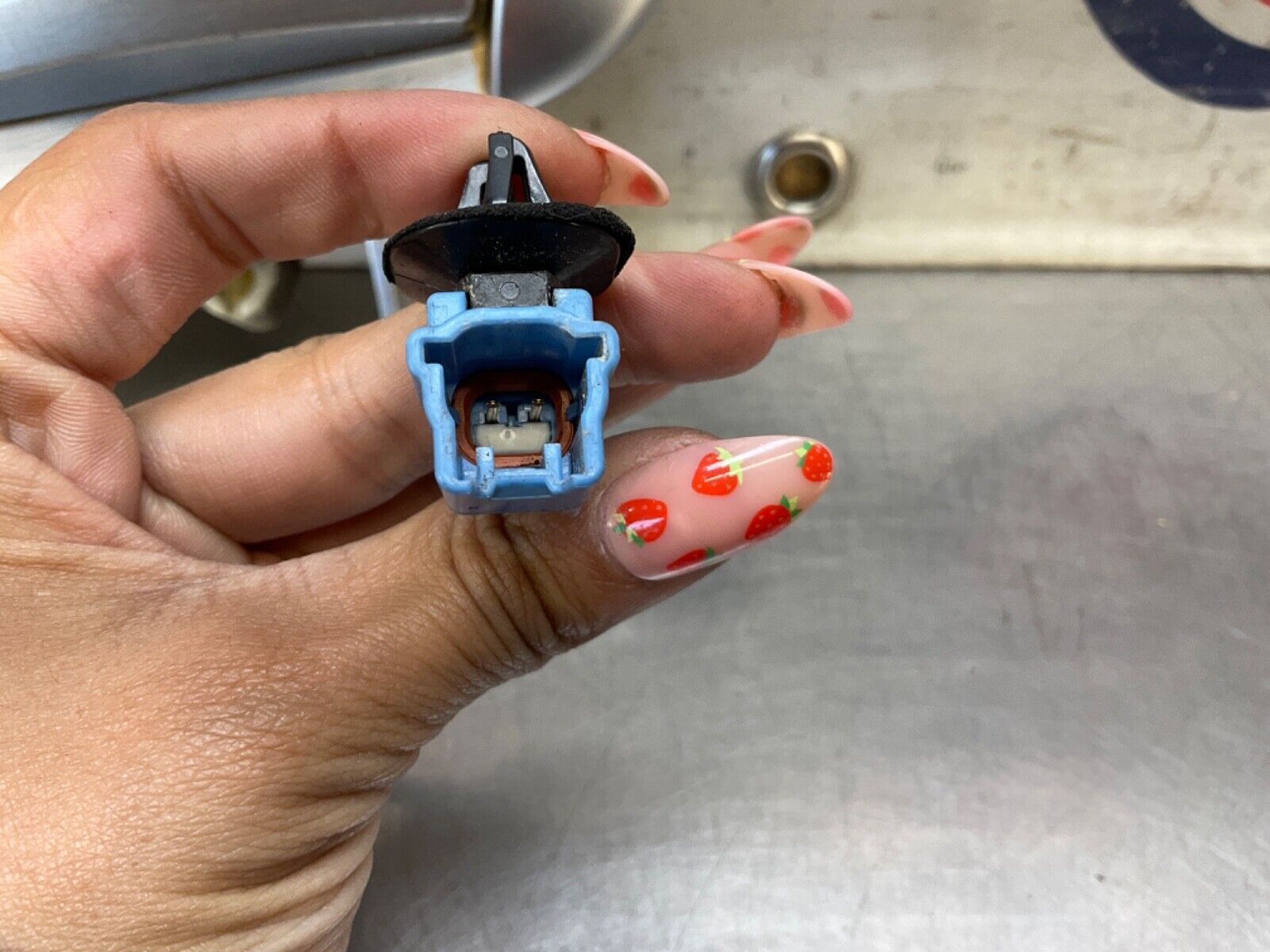 2014 Nissan Z34 370Z Passenger Right Interior Door Handle OEM 14BILEE - On Point Parts Inc