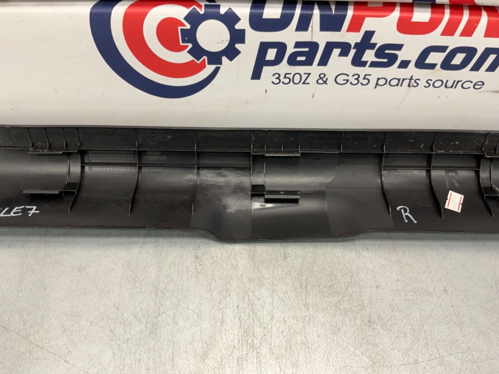 2014 Nissan Z34 370Z Passenger Right Door Sill Trim 769B4 OEM 14BILE7 - On Point Parts Inc