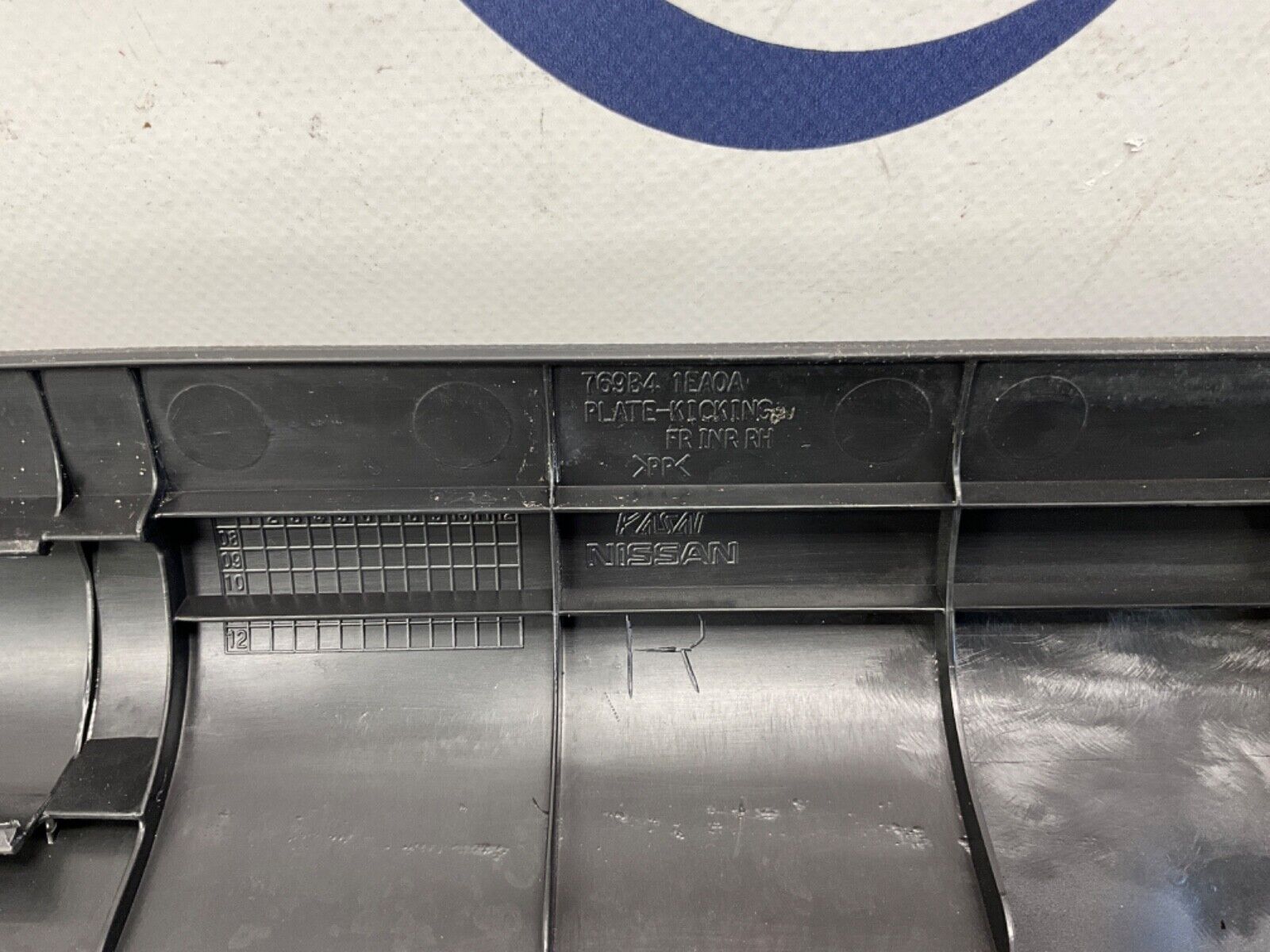 2014 Nissan Z34 370Z Passenger Right Door Sill Trim 769B4 OEM 14BILE7 - On Point Parts Inc