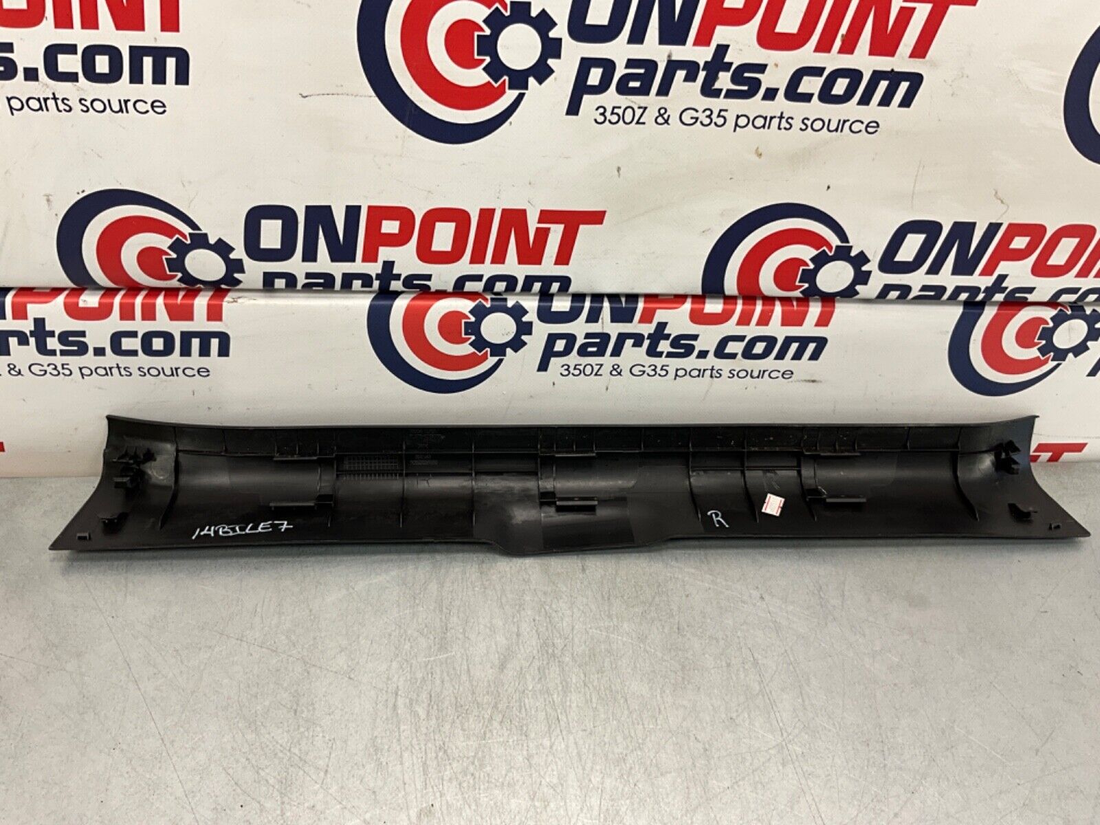 2014 Nissan Z34 370Z Passenger Right Door Sill Trim 769B4 OEM 14BILE7 - On Point Parts Inc