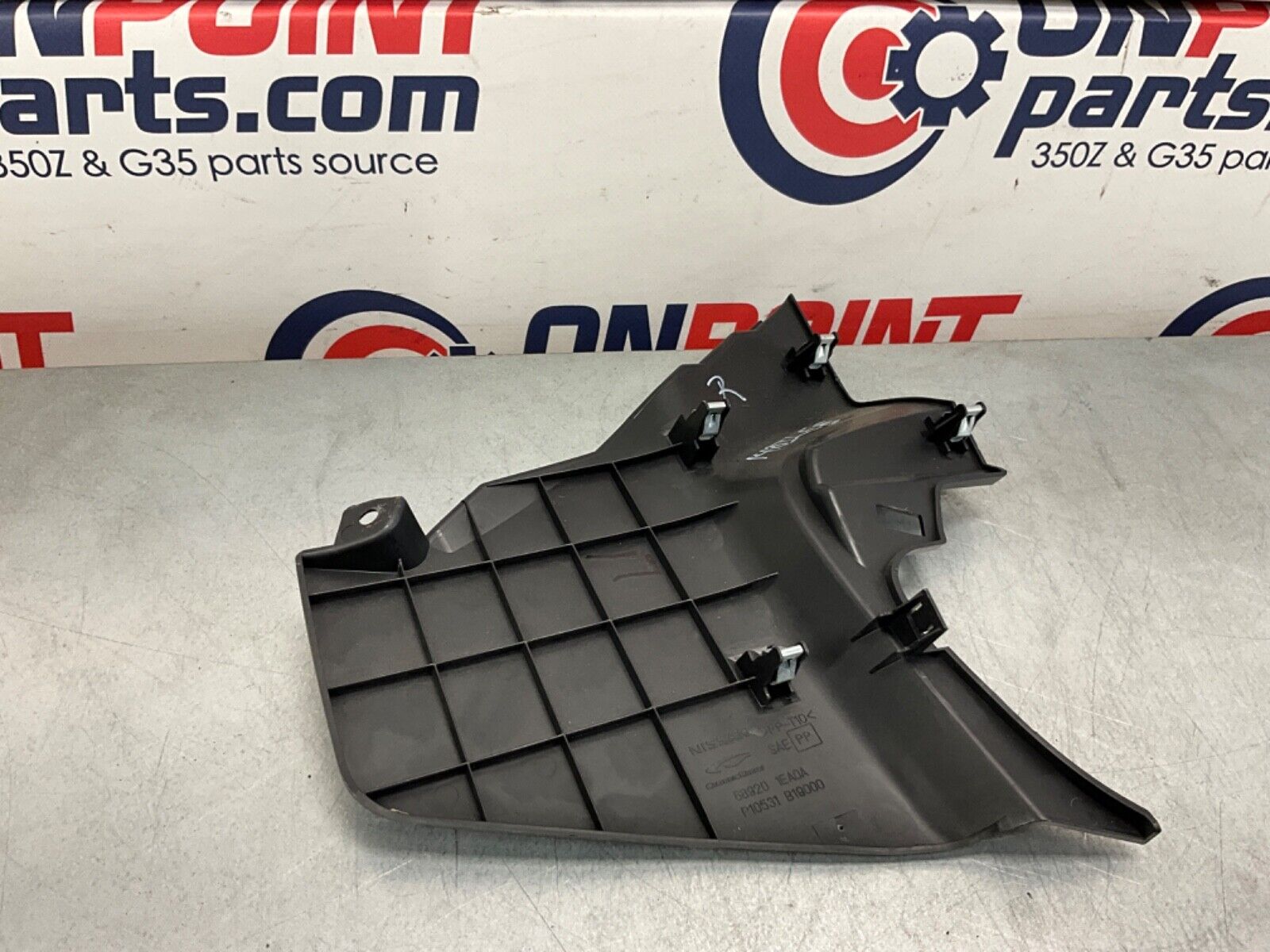 2014 Nissan Z34 370Z Passenger Right Center Console Trim 68920 OEM 14BILEE - On Point Parts Inc