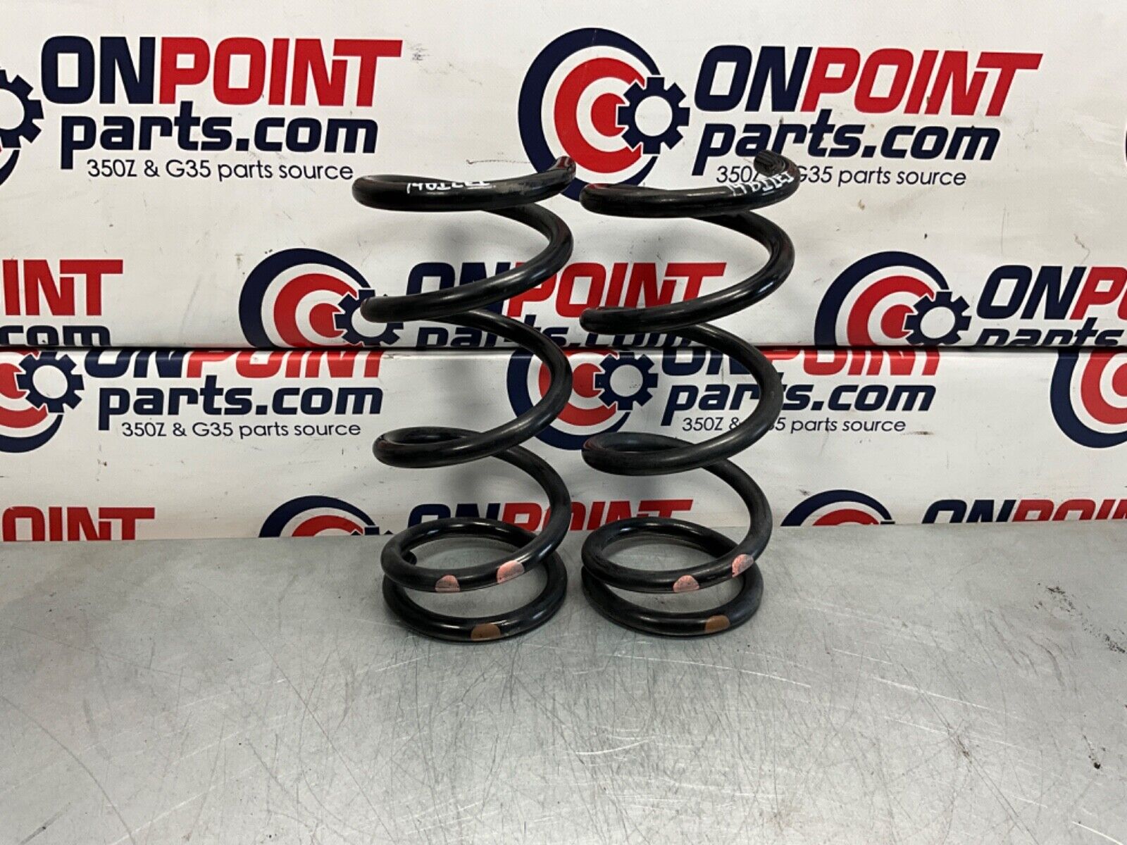 2014 Nissan Z34 370Z Rear Coil Springs OEM 14BILEI - On Point Parts Inc