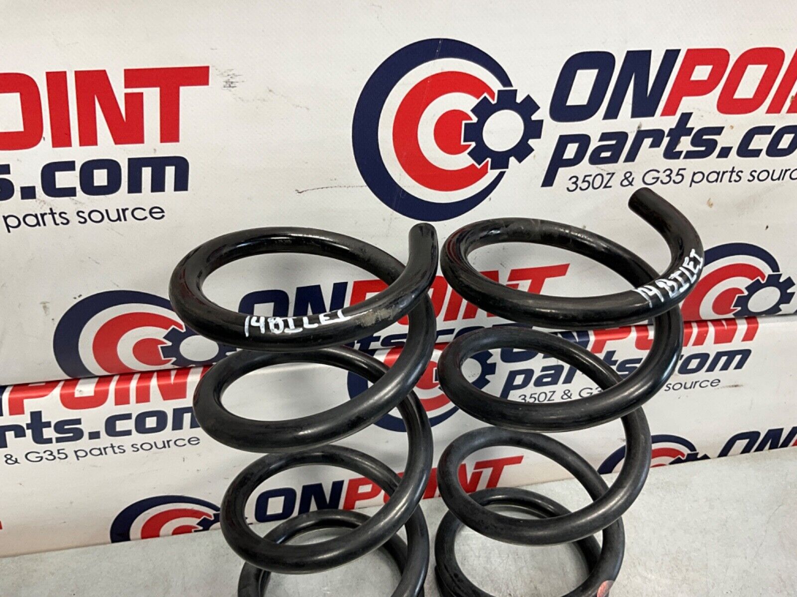 2014 Nissan Z34 370Z Rear Coil Springs OEM 14BILEI - On Point Parts Inc