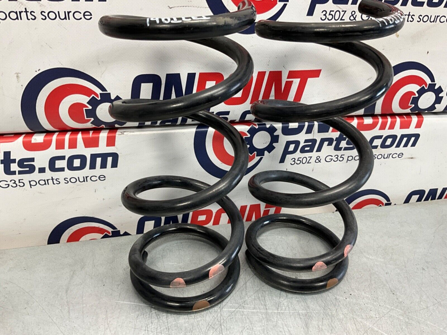 2014 Nissan Z34 370Z Rear Coil Springs OEM 14BILEI - On Point Parts Inc