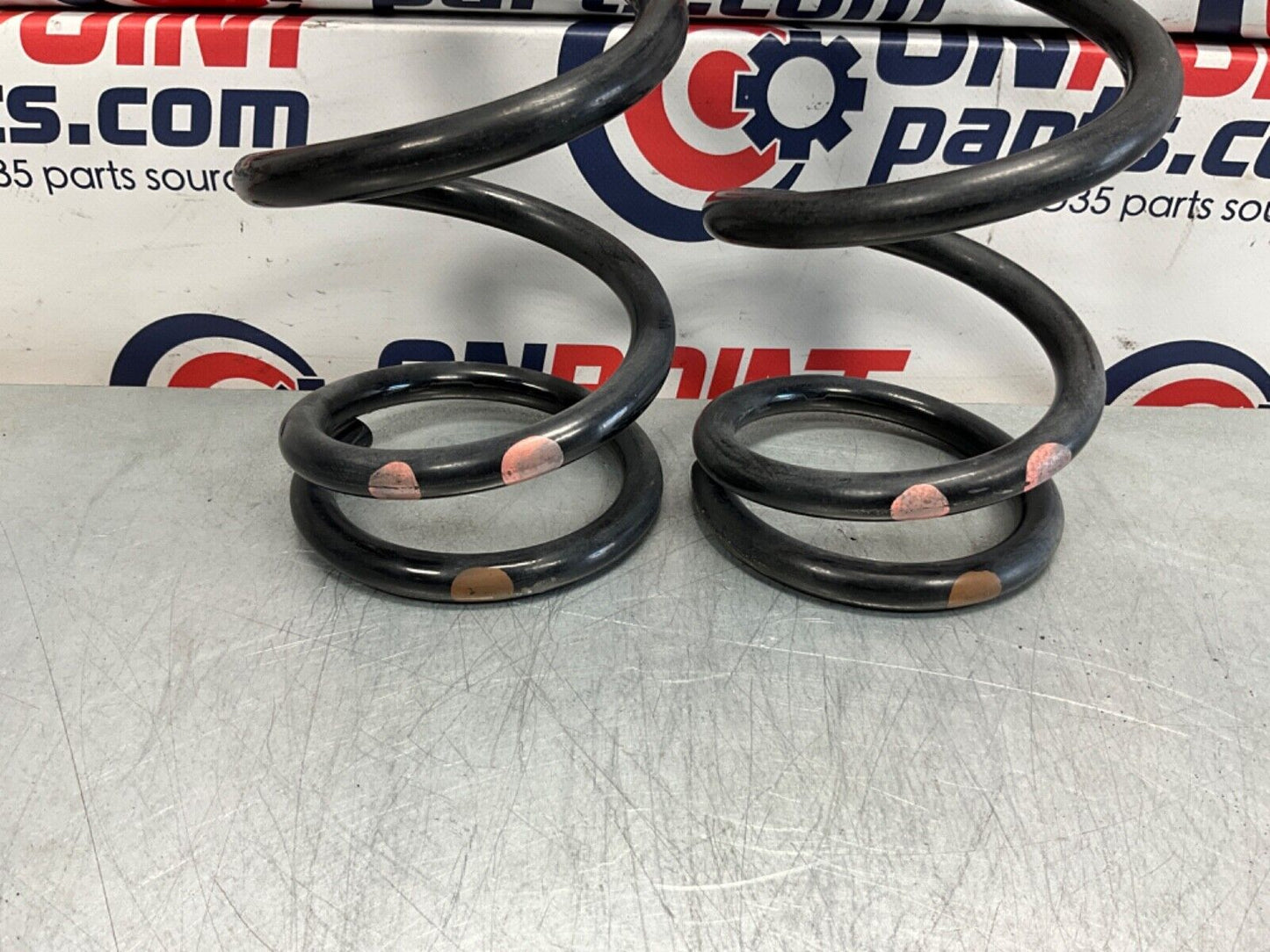 2014 Nissan Z34 370Z Rear Coil Springs OEM 14BILEI - On Point Parts Inc