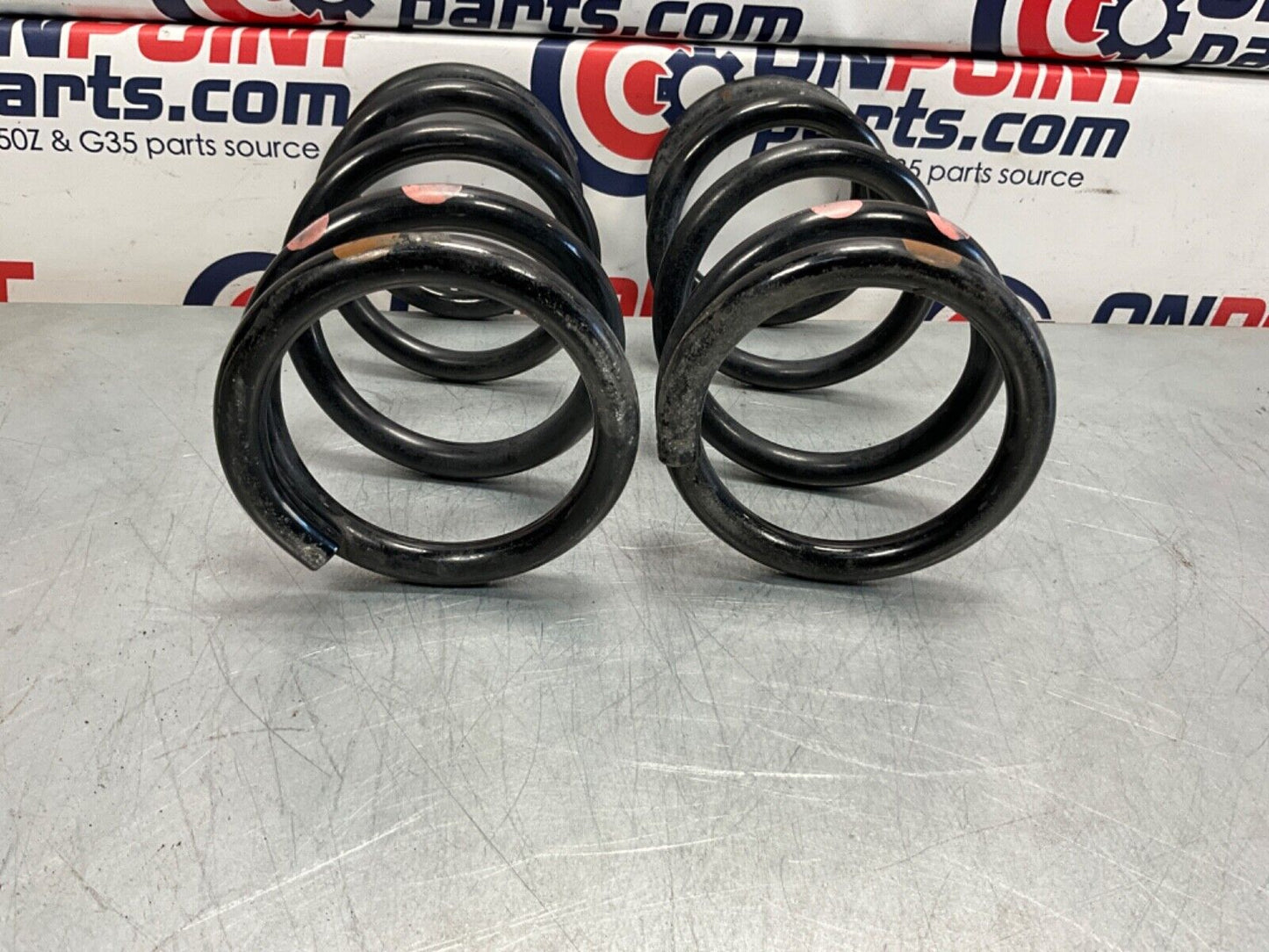 2014 Nissan Z34 370Z Rear Coil Springs OEM 14BILEI - On Point Parts Inc