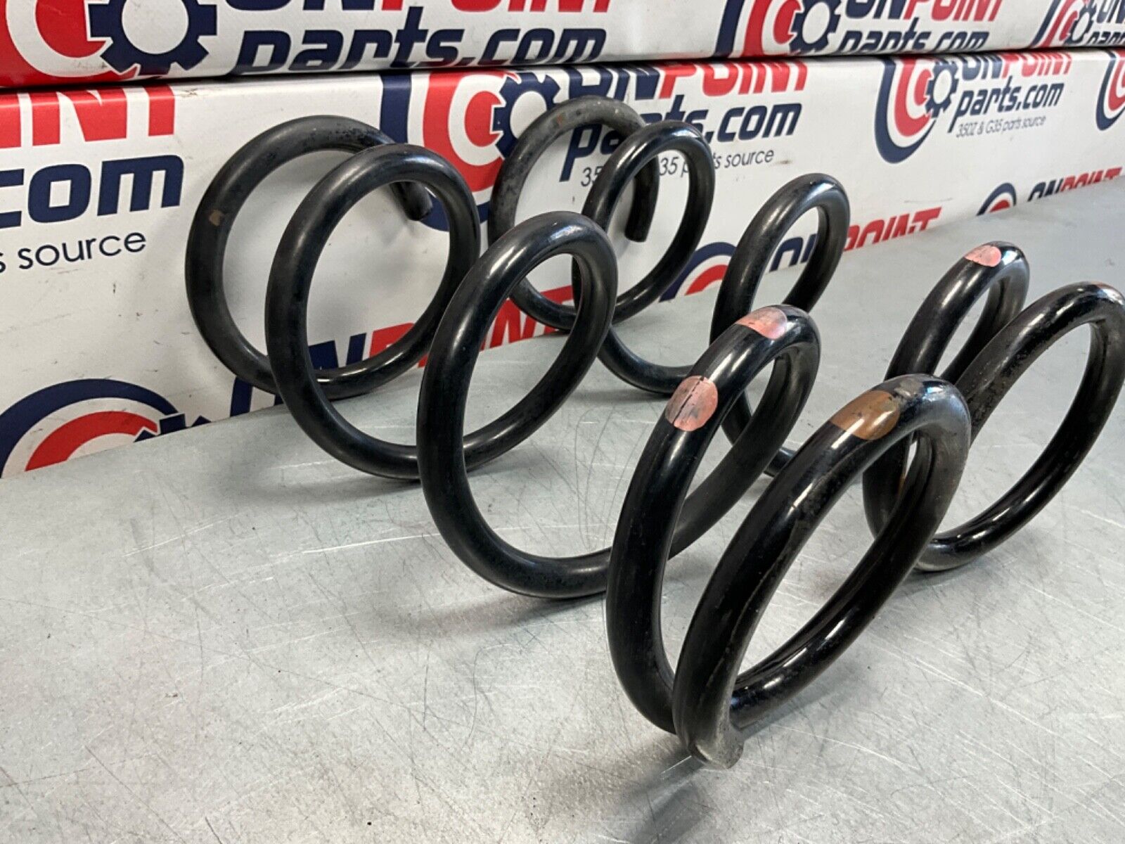 2014 Nissan Z34 370Z Rear Coil Springs OEM 14BILEI - On Point Parts Inc