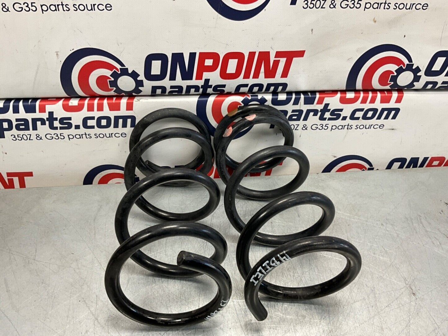 2014 Nissan Z34 370Z Rear Coil Springs OEM 14BILEI - On Point Parts Inc