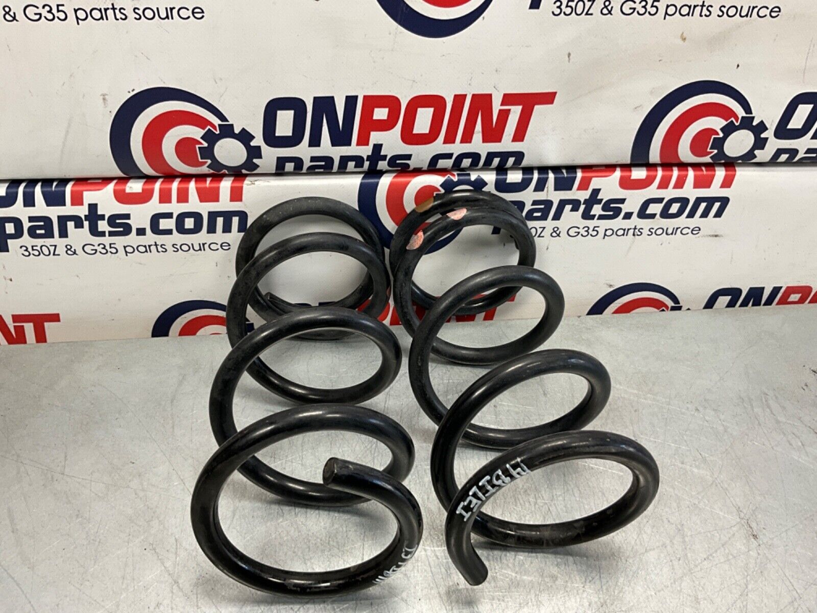 2014 Nissan Z34 370Z Rear Coil Springs OEM 14BILEI - On Point Parts Inc