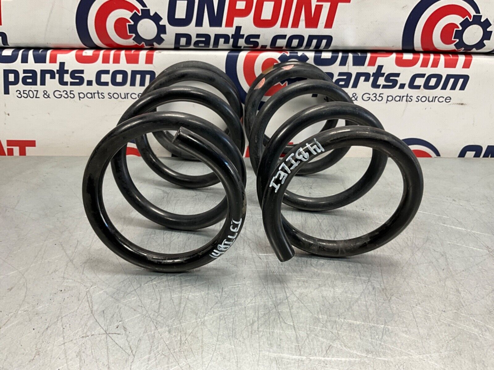 2014 Nissan Z34 370Z Rear Coil Springs OEM 14BILEI - On Point Parts Inc