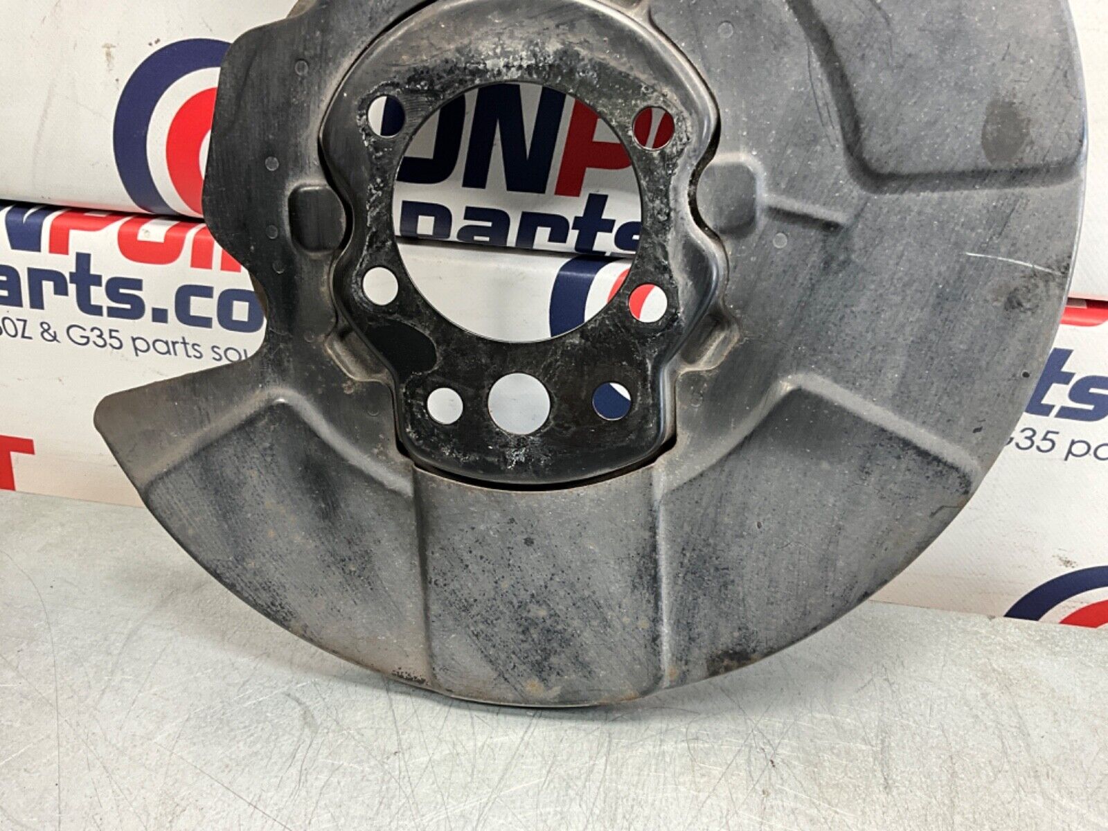 2014 Nissan Z34 370Z Passenger Akebono Sport Rear Brake Dust Shield OEM 14BILEK - On Point Parts Inc