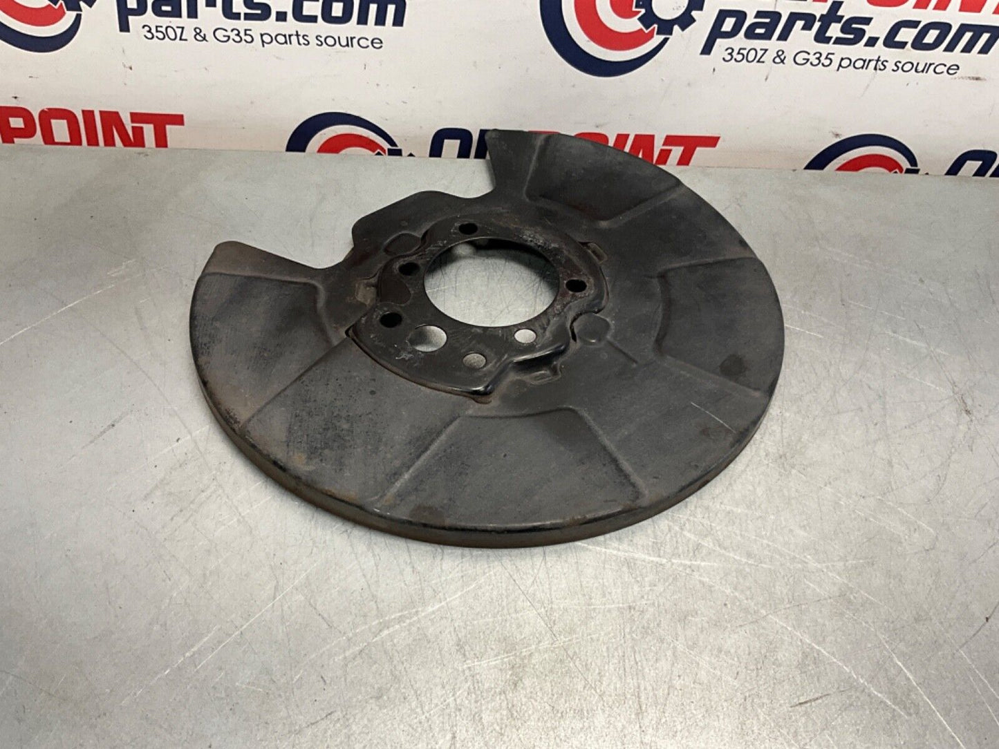 2014 Nissan Z34 370Z Passenger Akebono Sport Rear Brake Dust Shield OEM 14BILEK - On Point Parts Inc