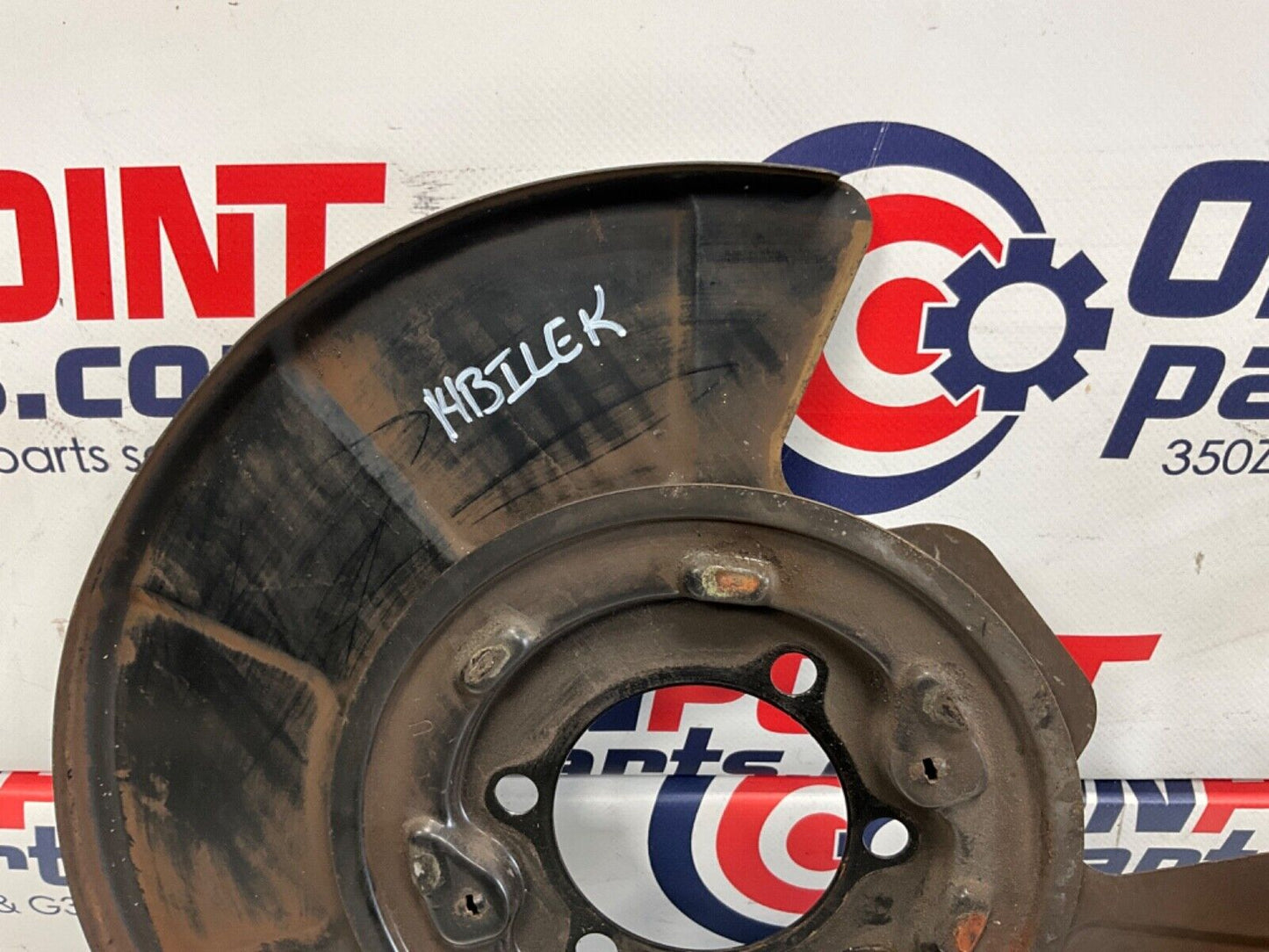 2014 Nissan Z34 370Z Passenger Akebono Sport Rear Brake Dust Shield OEM 14BILEK - On Point Parts Inc