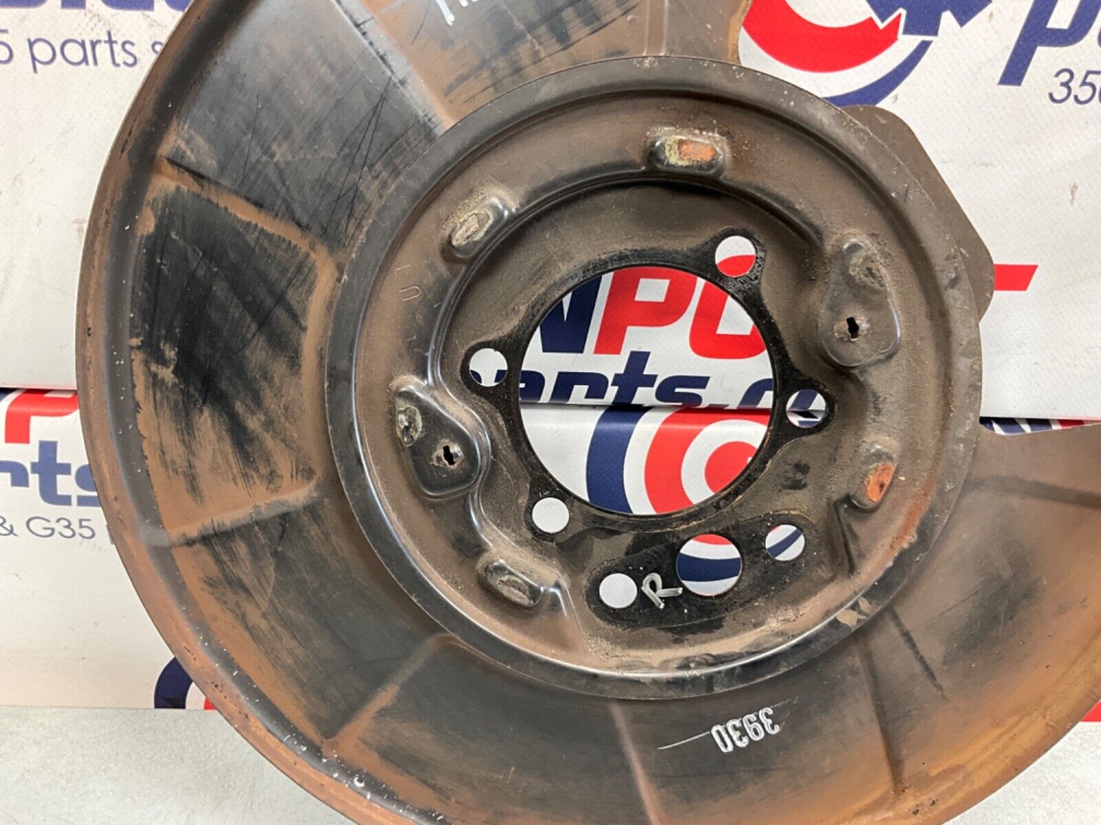 2014 Nissan Z34 370Z Passenger Akebono Sport Rear Brake Dust Shield OEM 14BILEK - On Point Parts Inc