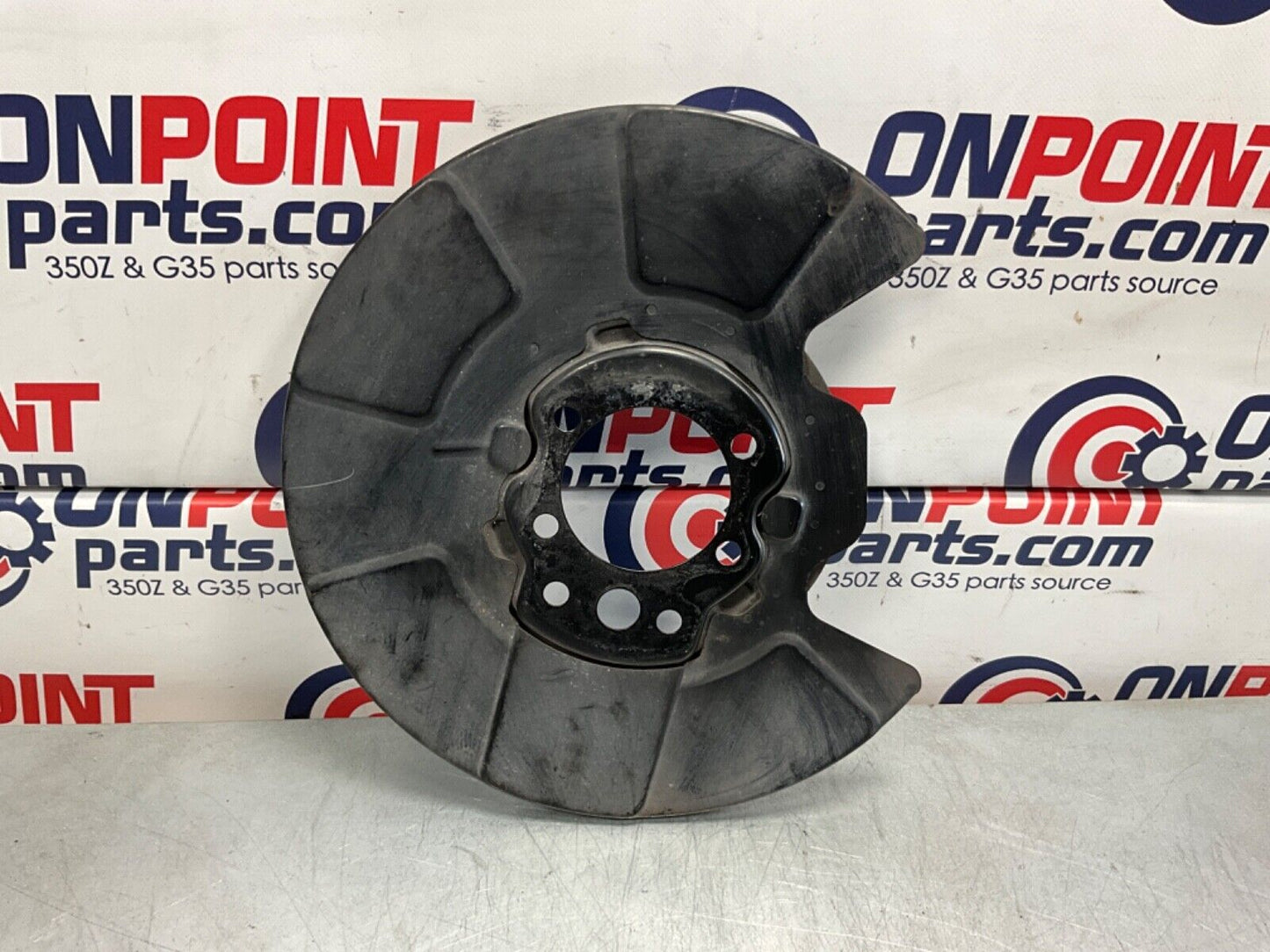 2014 Nissan Z34 370Z Driver Rear Akebono Sport Brake Dust Shield OEM 14BILEG - On Point Parts Inc