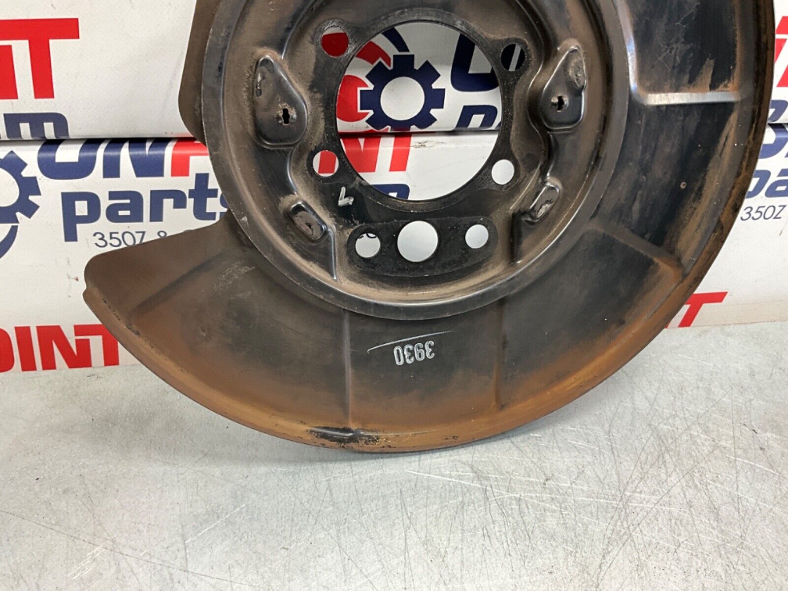 2014 Nissan Z34 370Z Driver Rear Akebono Sport Brake Dust Shield OEM 14BILEG - On Point Parts Inc