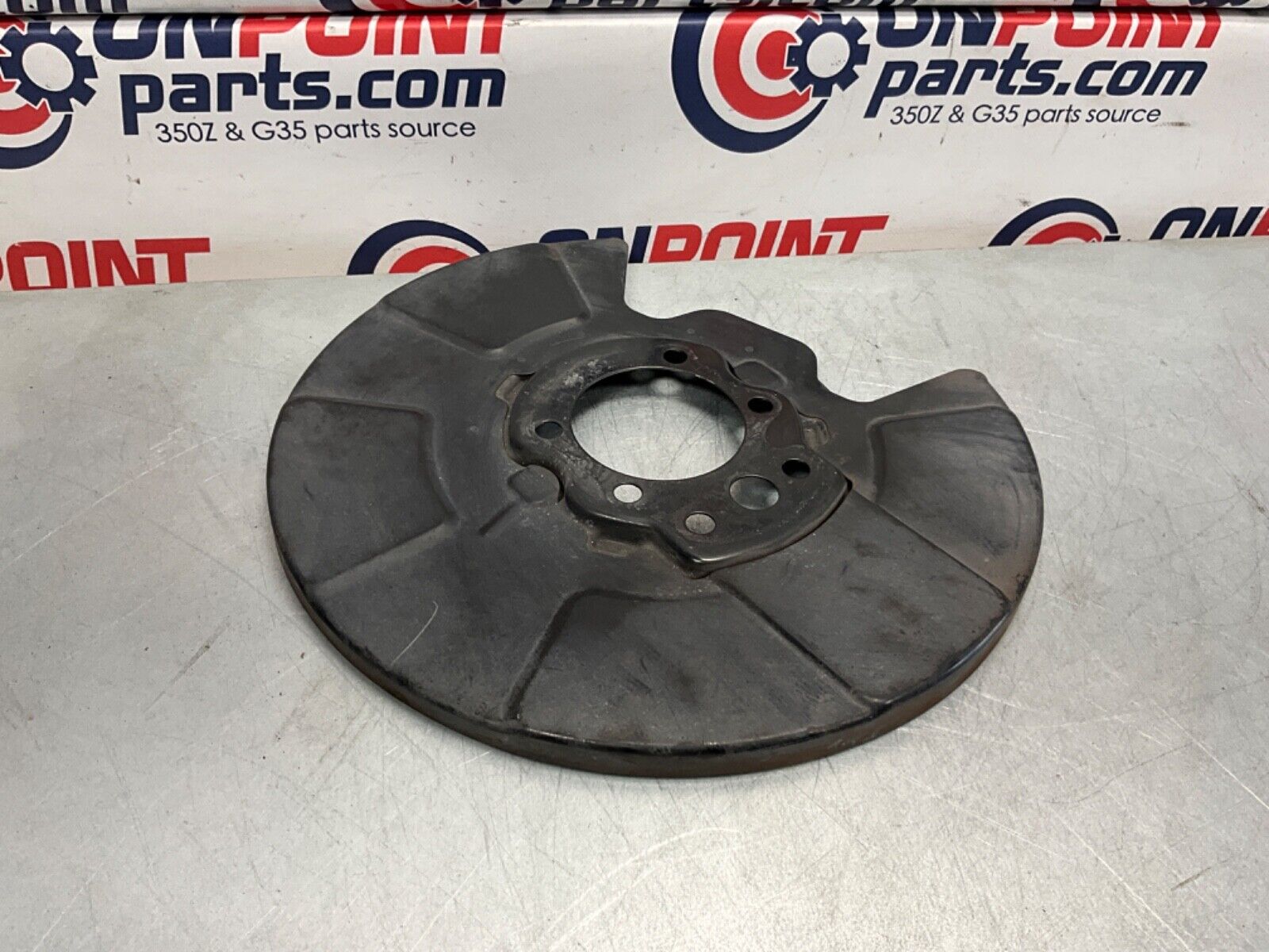 2014 Nissan Z34 370Z Driver Rear Akebono Sport Brake Dust Shield OEM 14BILEG - On Point Parts Inc