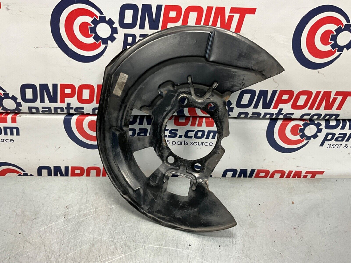 2014 Nissan Z34 370Z Driver Front Akebono Sport Brake Dust Shield OEM 14BILE - On Point Parts Inc