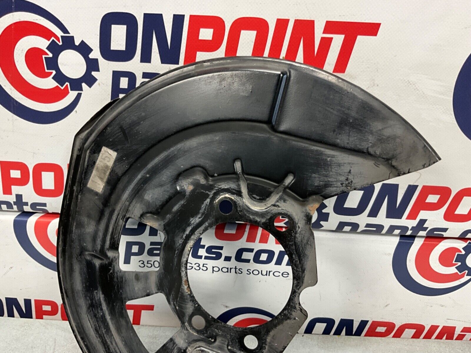 2014 Nissan Z34 370Z Driver Front Akebono Sport Brake Dust Shield OEM 14BILE - On Point Parts Inc