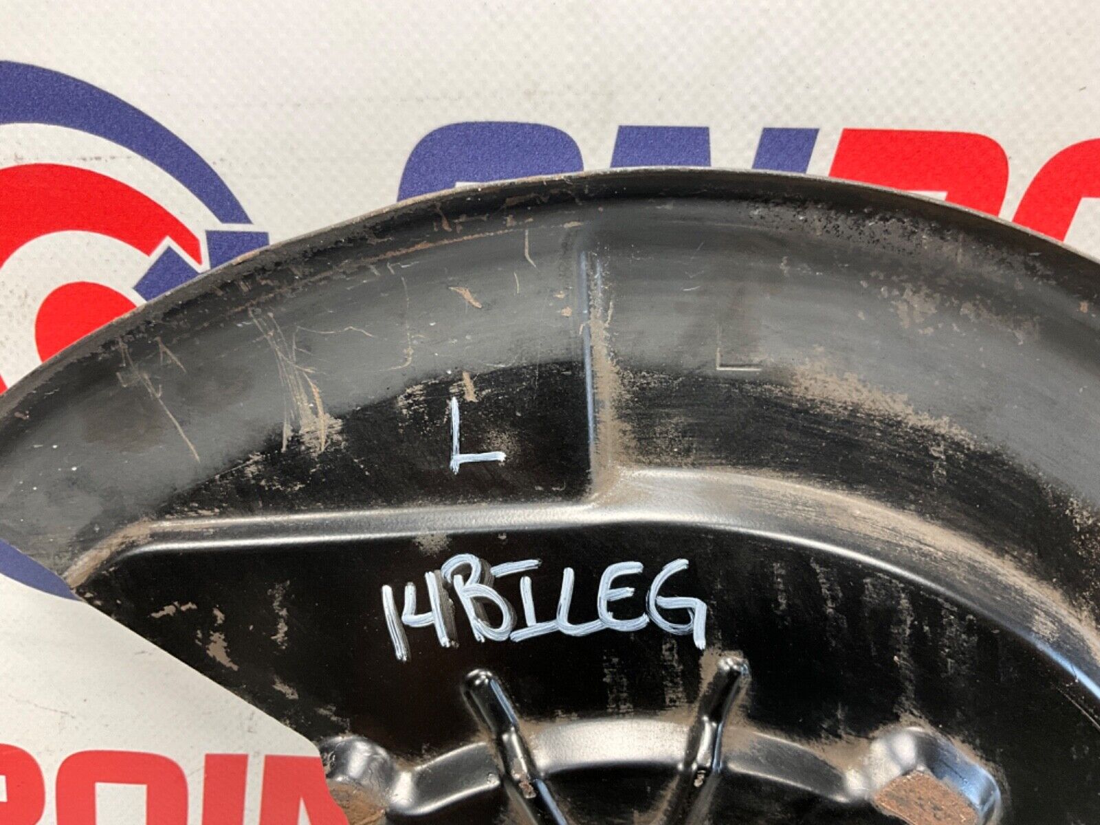 2014 Nissan Z34 370Z Driver Front Akebono Sport Brake Dust Shield OEM 14BILE - On Point Parts Inc