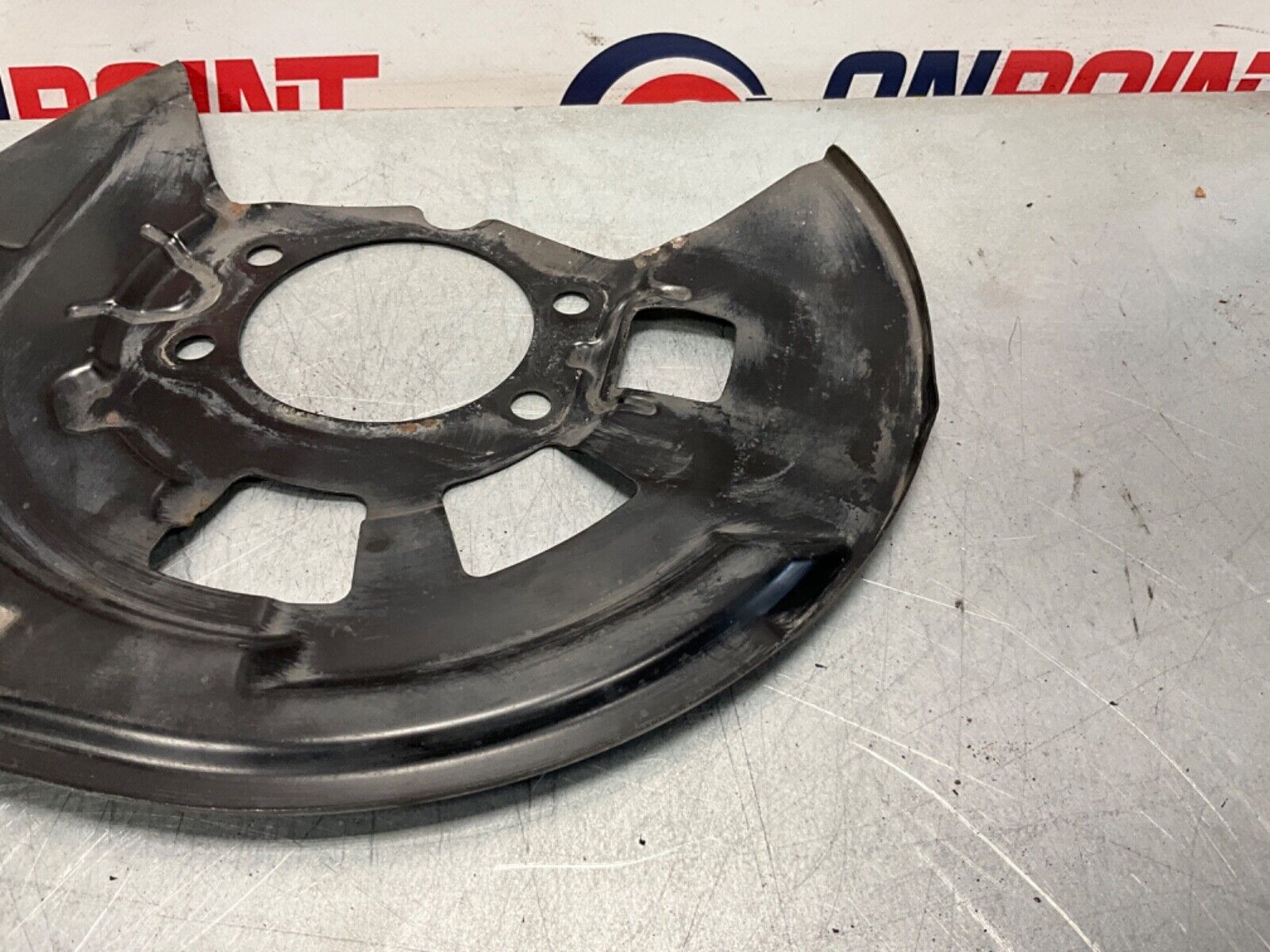 2014 Nissan Z34 370Z Driver Front Akebono Sport Brake Dust Shield OEM 14BILE - On Point Parts Inc