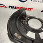 2014 Nissan Z34 370Z Driver Front Akebono Sport Brake Dust Shield OEM 14BILE - On Point Parts Inc