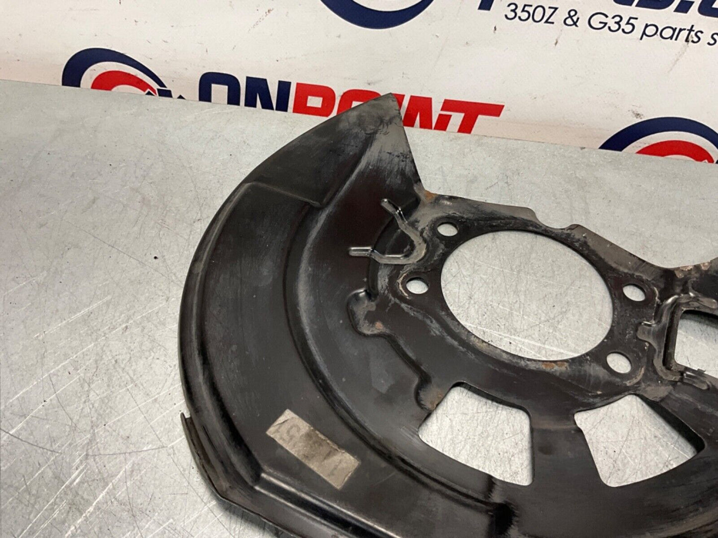 2014 Nissan Z34 370Z Driver Front Akebono Sport Brake Dust Shield OEM 14BILE - On Point Parts Inc