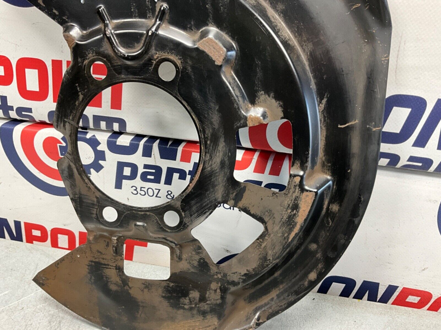 2014 Nissan Z34 370Z Driver Front Akebono Sport Brake Dust Shield OEM 14BILE - On Point Parts Inc