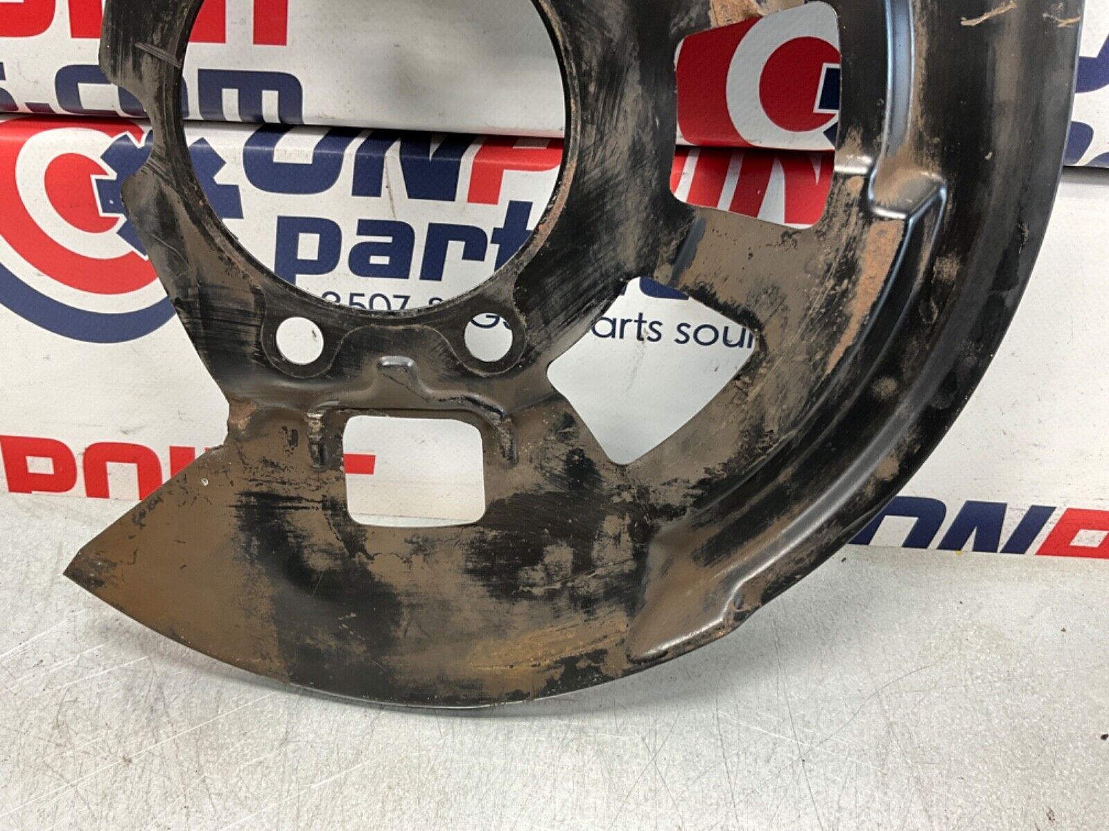 2014 Nissan Z34 370Z Driver Front Akebono Sport Brake Dust Shield OEM 14BILE - On Point Parts Inc