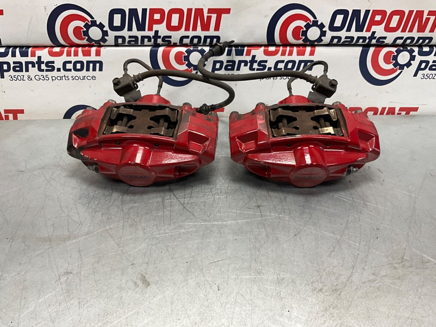 2014 Nissan Z34 370Z Rear Akebono Brake Calipers OEM 14BILEI - On Point Parts Inc