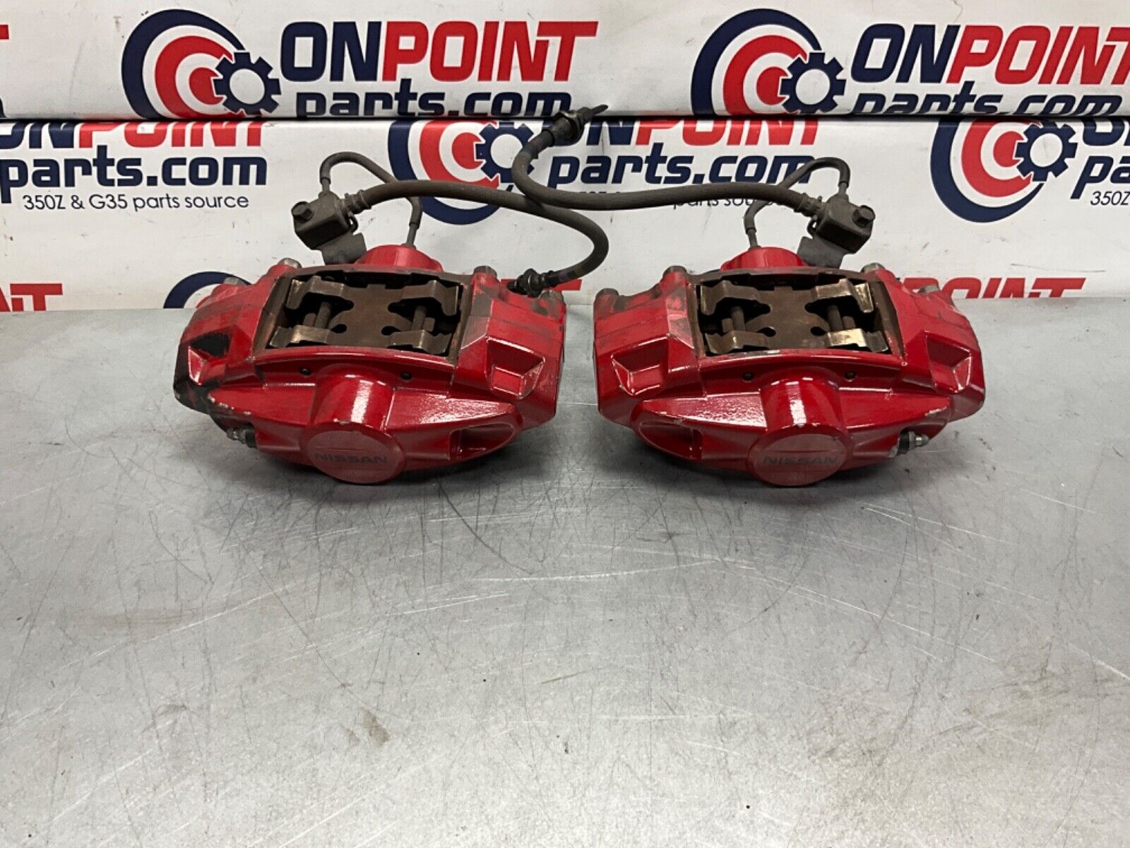 2014 Nissan Z34 370Z Rear Akebono Brake Calipers OEM 14BILEI - On Point Parts Inc