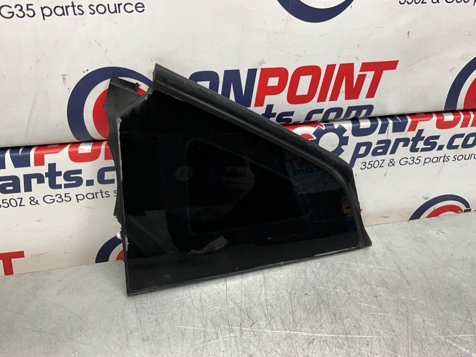 2014 Nissan Z34 370Z Passenger Right Side Quarter Window Glass OEM 14BILEK - On Point Parts Inc