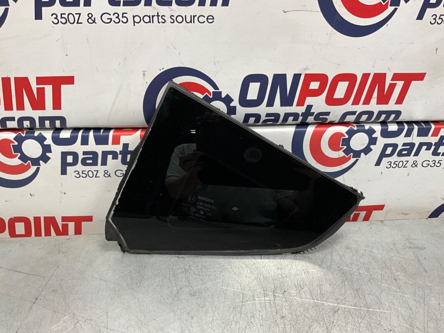 2014 Nissan Z34 370Z Driver Left Rear Quarter Side Window Glass OEM 14BILEG - On Point Parts Inc