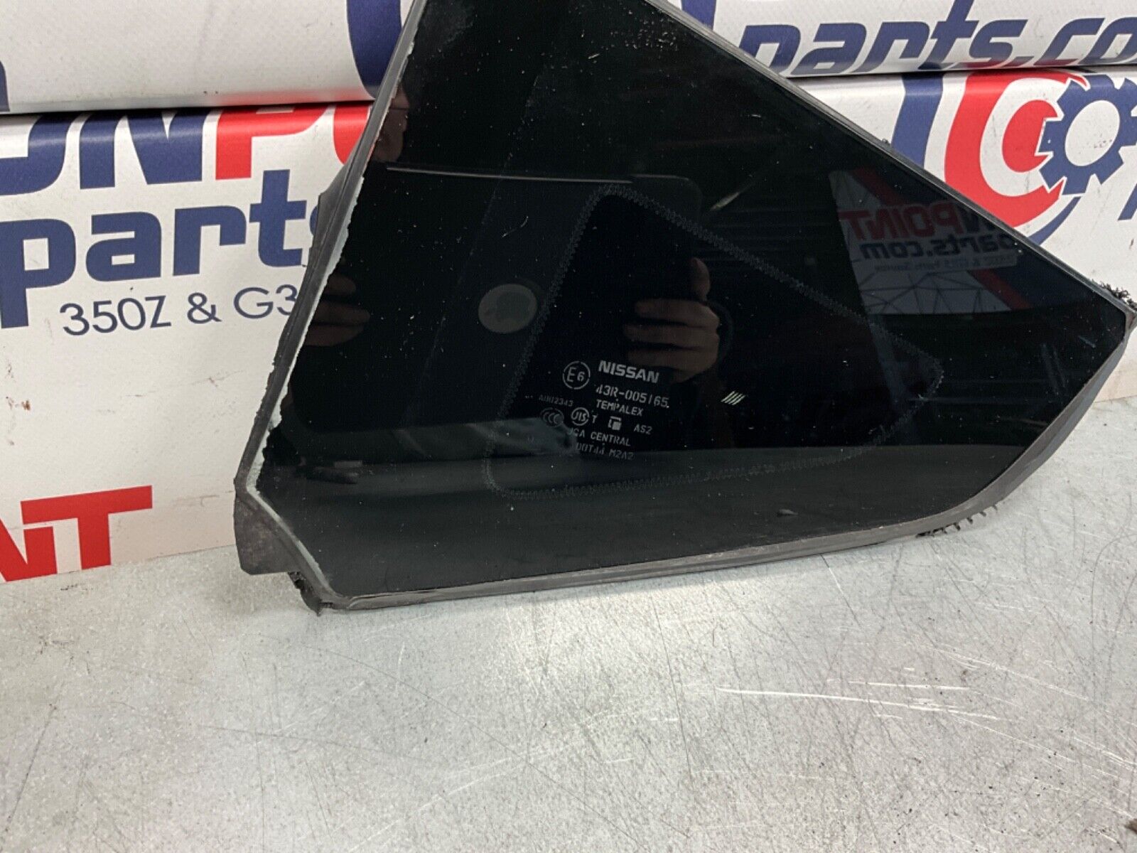2014 Nissan Z34 370Z Driver Left Rear Quarter Side Window Glass OEM 14BILEG - On Point Parts Inc