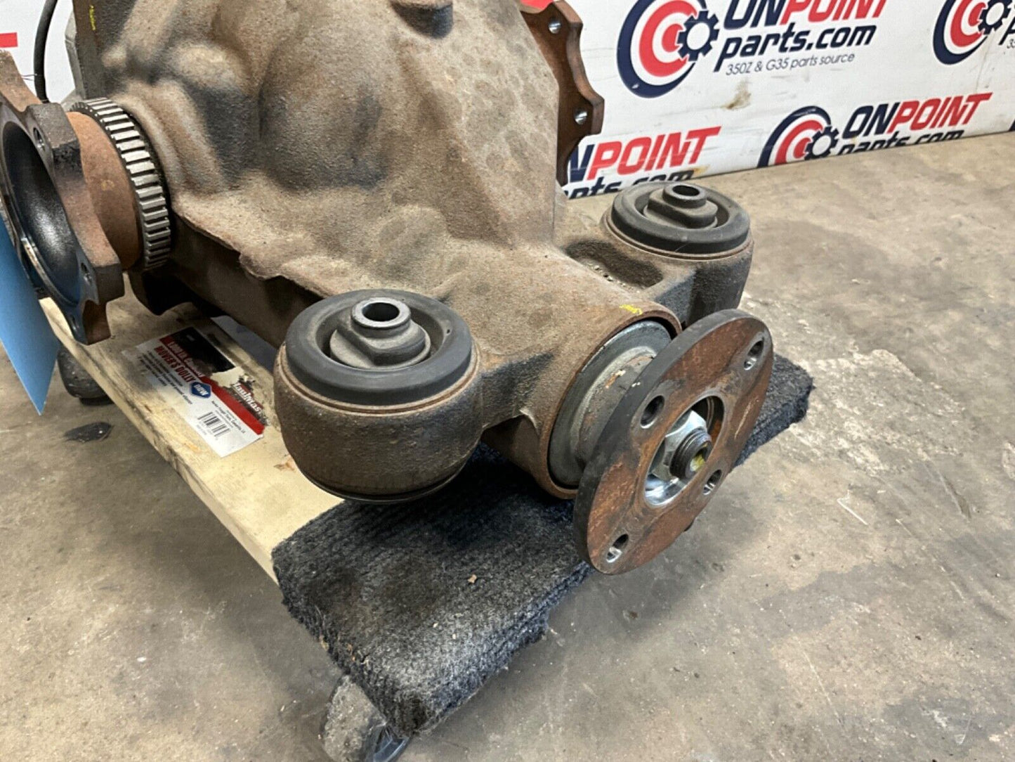 2014 Nissan Z34 370Z Rear Differential Manual 6MT 3.69 88k OEM 14BILE0 - On Point Parts Inc