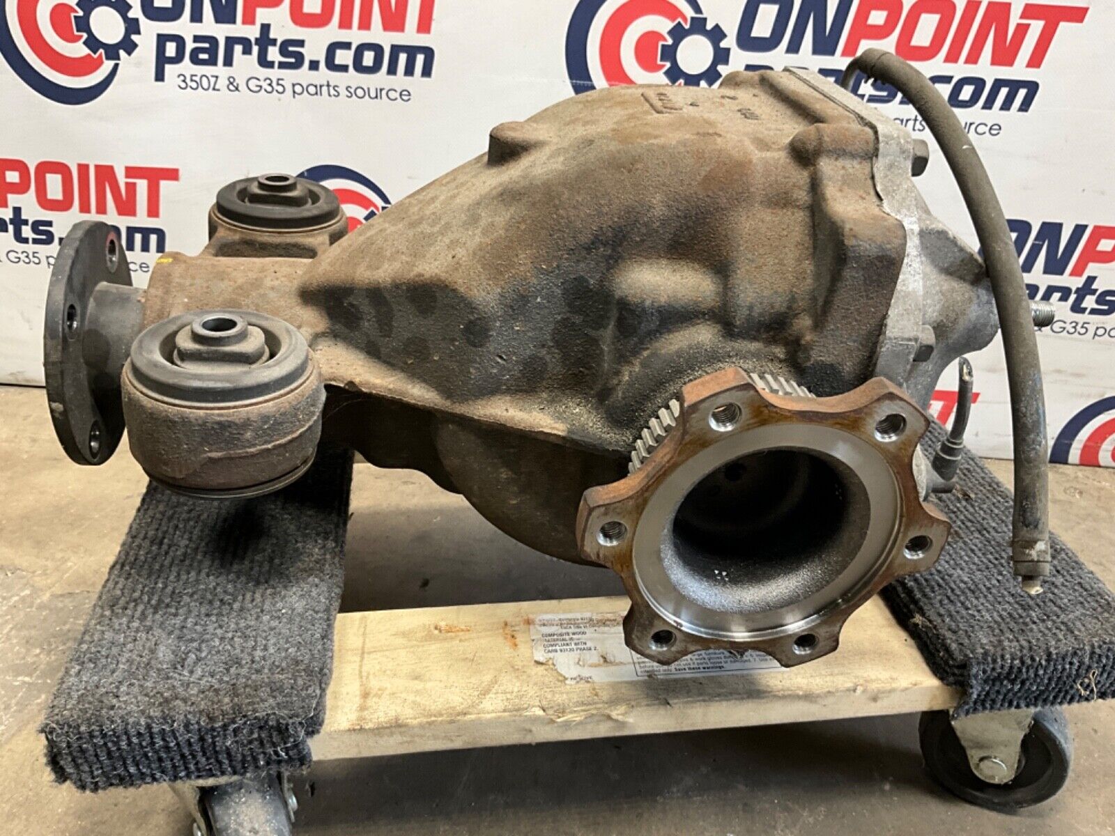 2014 Nissan Z34 370Z Rear Differential Manual 6MT 3.69 88k OEM 14BILE0 - On Point Parts Inc