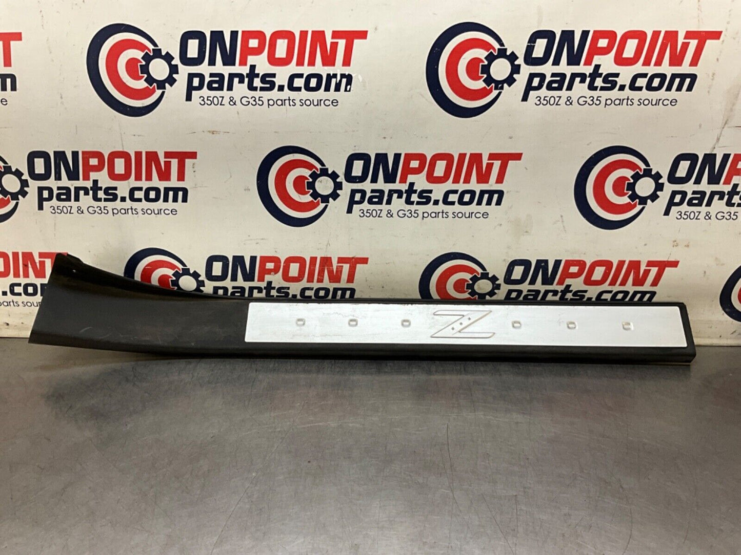 2007 Nissan Z33 350Z Passenger Right Door Sill Kick Plate Trim 769B0 OEM 23BIZE7 - On Point Parts Inc