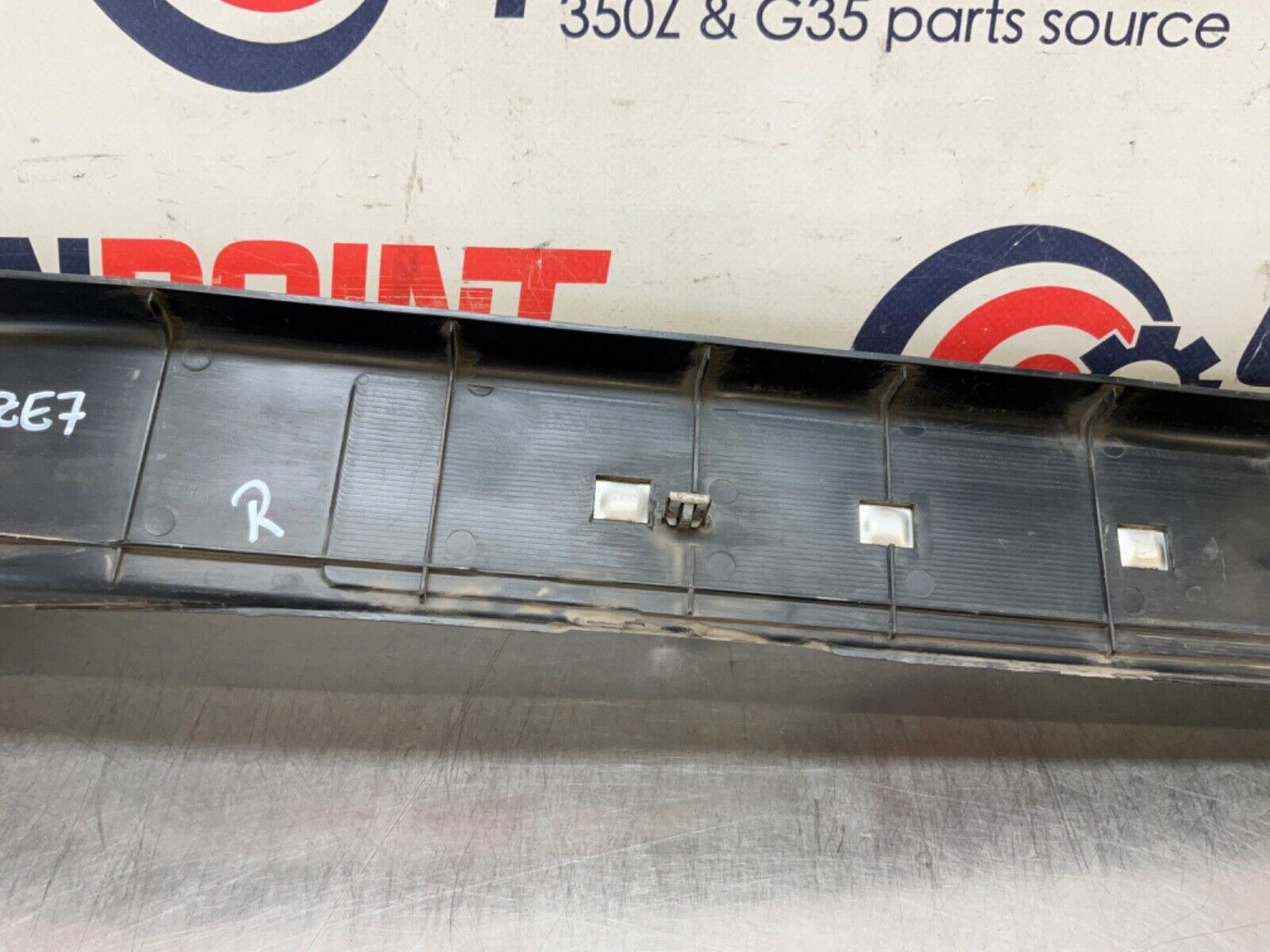 2007 Nissan Z33 350Z Passenger Right Door Sill Kick Plate Trim 769B0 OEM 23BIZE7 - On Point Parts Inc