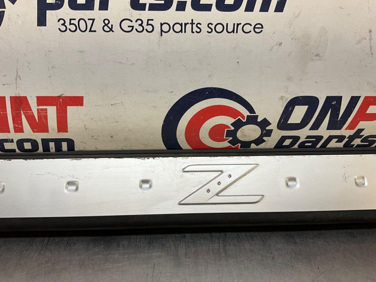 2007 Nissan Z33 350Z Passenger Right Door Sill Kick Plate Trim 769B0 OEM 23BIZE7 - On Point Parts Inc