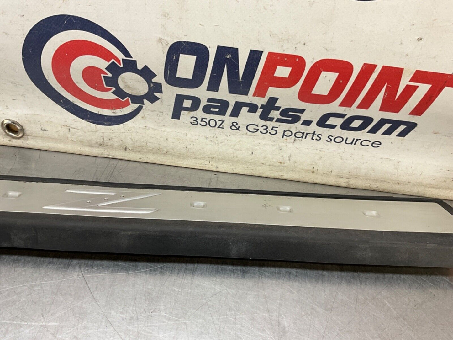2007 Nissan Z33 350Z Passenger Right Door Sill Kick Plate Trim 769B0 OEM 23BIZE7 - On Point Parts Inc
