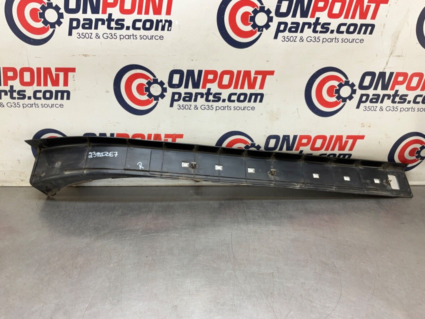 2007 Nissan Z33 350Z Passenger Right Door Sill Kick Plate Trim 769B0 OEM 23BIZE7 - On Point Parts Inc